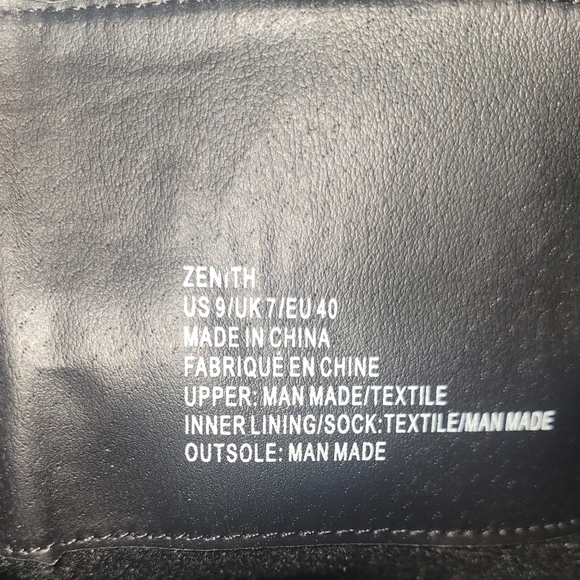 Zenith Mid-Calf Riding Boots In Black W/Side Zipper Women's Size 9 - Picture 5 of 6